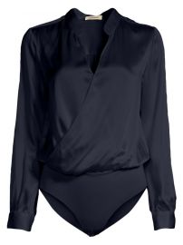 L  039 Agence - Marcella Silk Bodysuit at Saks Fifth Avenue